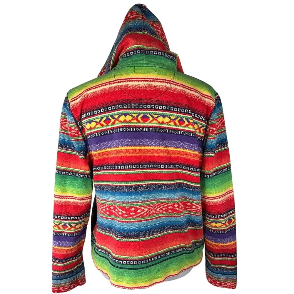 Lauren Jeans Co Ralph Lauren Baja Stripe Zip Hoodie, Rare, Vintage Y2K, XL - Picture 4 of 12